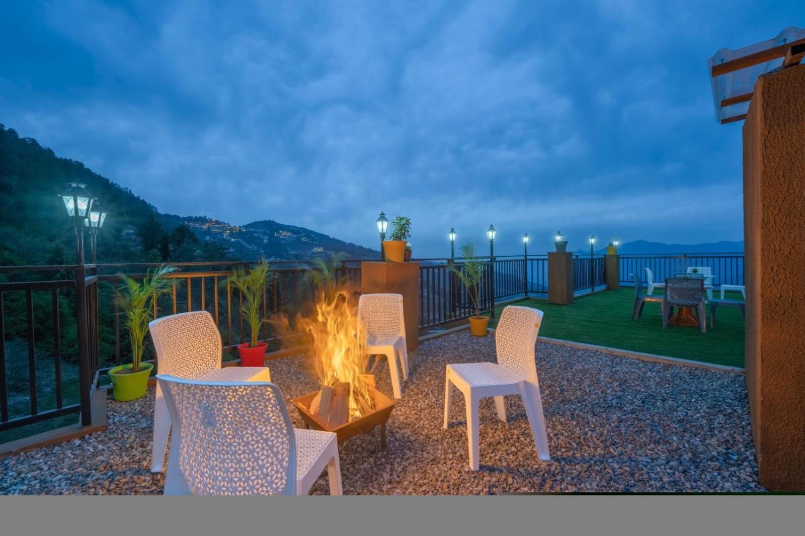 The Countryside Retreat I Vacations I Conference I Mice I Family Events I Open Air Terrace I Sky Bonfire I Kufri By Exotic Stays Шімла Екстер'єр фото